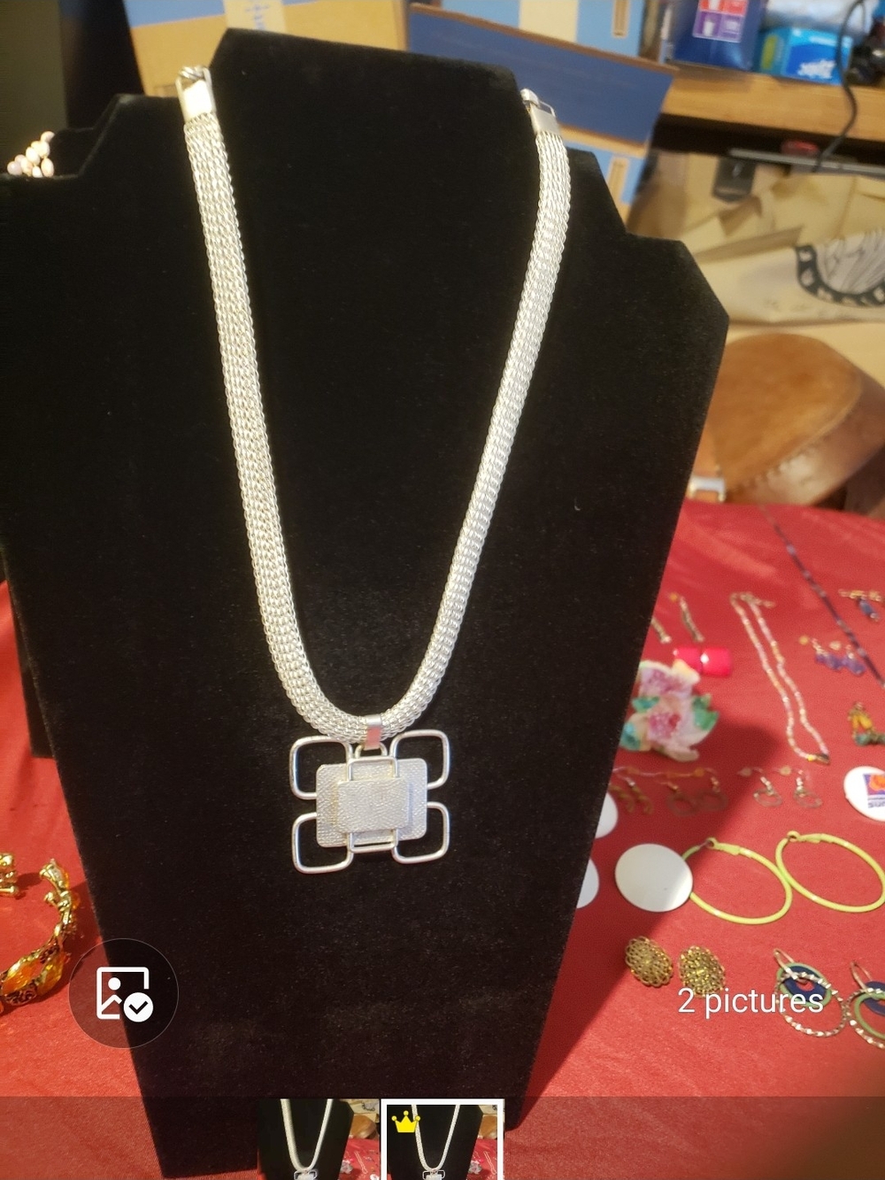 San Franciso Artist Baer, Sliver Geometric Design, Highly Collectable